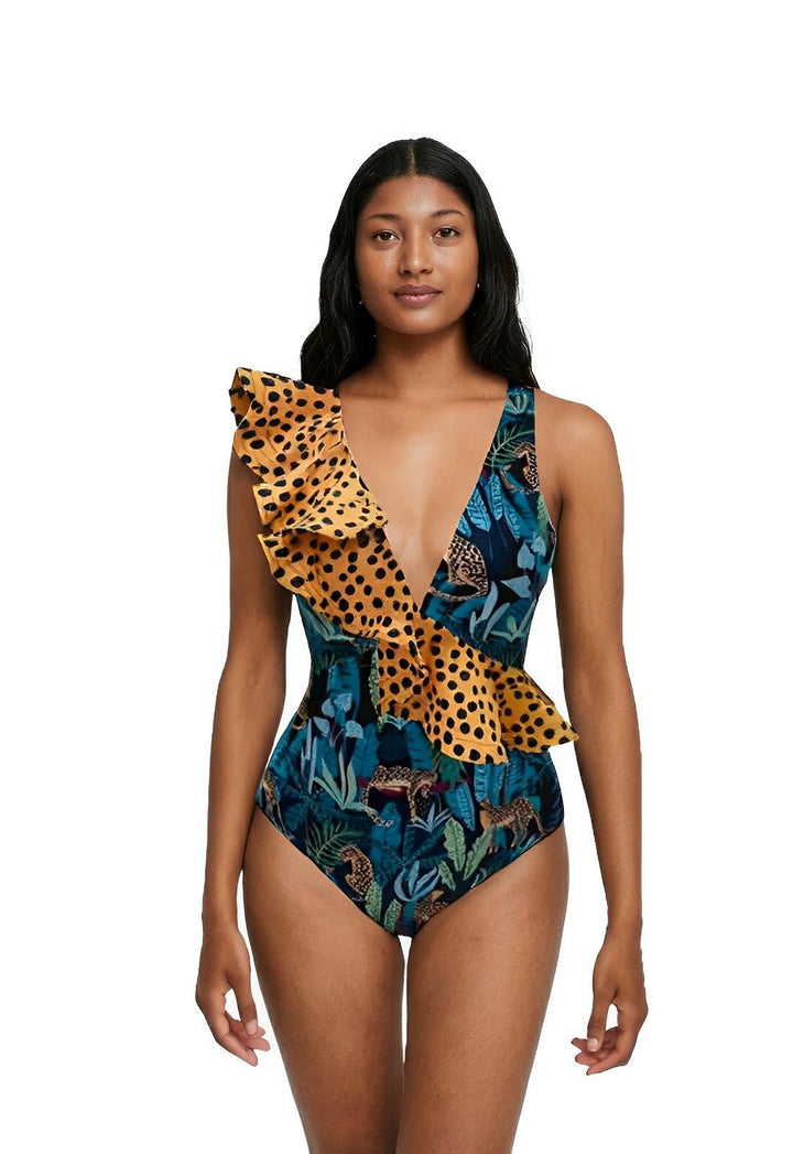 Amandine One-Piece Swimsuit and Sarong Set VERITI 