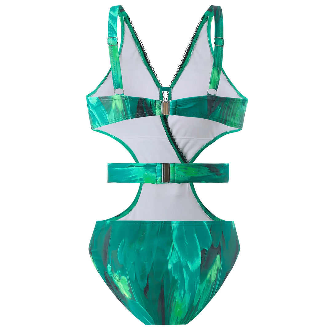Beatrice One-Piece Swimsuit and Sarong Set VERITI 