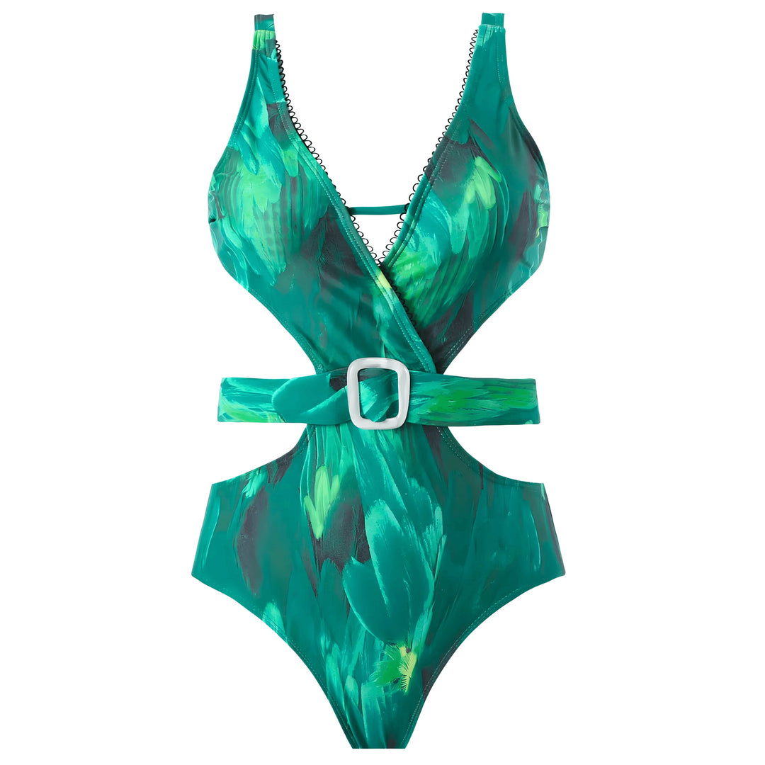 Beatrice One-Piece Swimsuit and Sarong Set VERITI Swimsuit S 