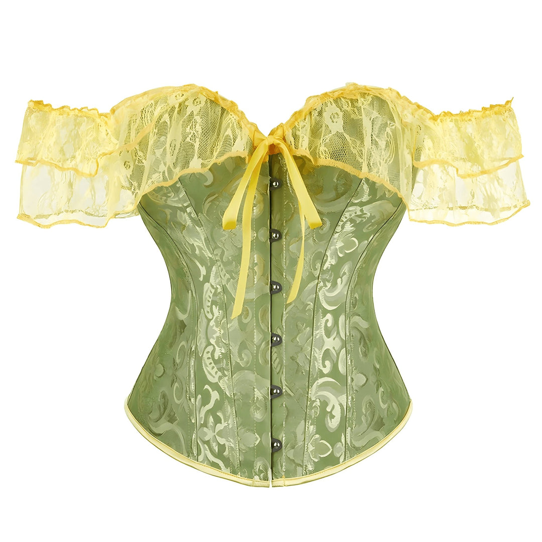 Camille Off-Shoulder Corset VERITI Green XS 