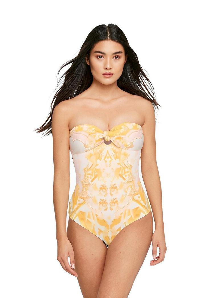 Delphine One-Piece Swimsuit and Sarong Set VERITI 