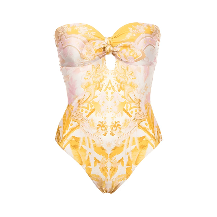 Delphine One-Piece Swimsuit and Sarong Set VERITI 