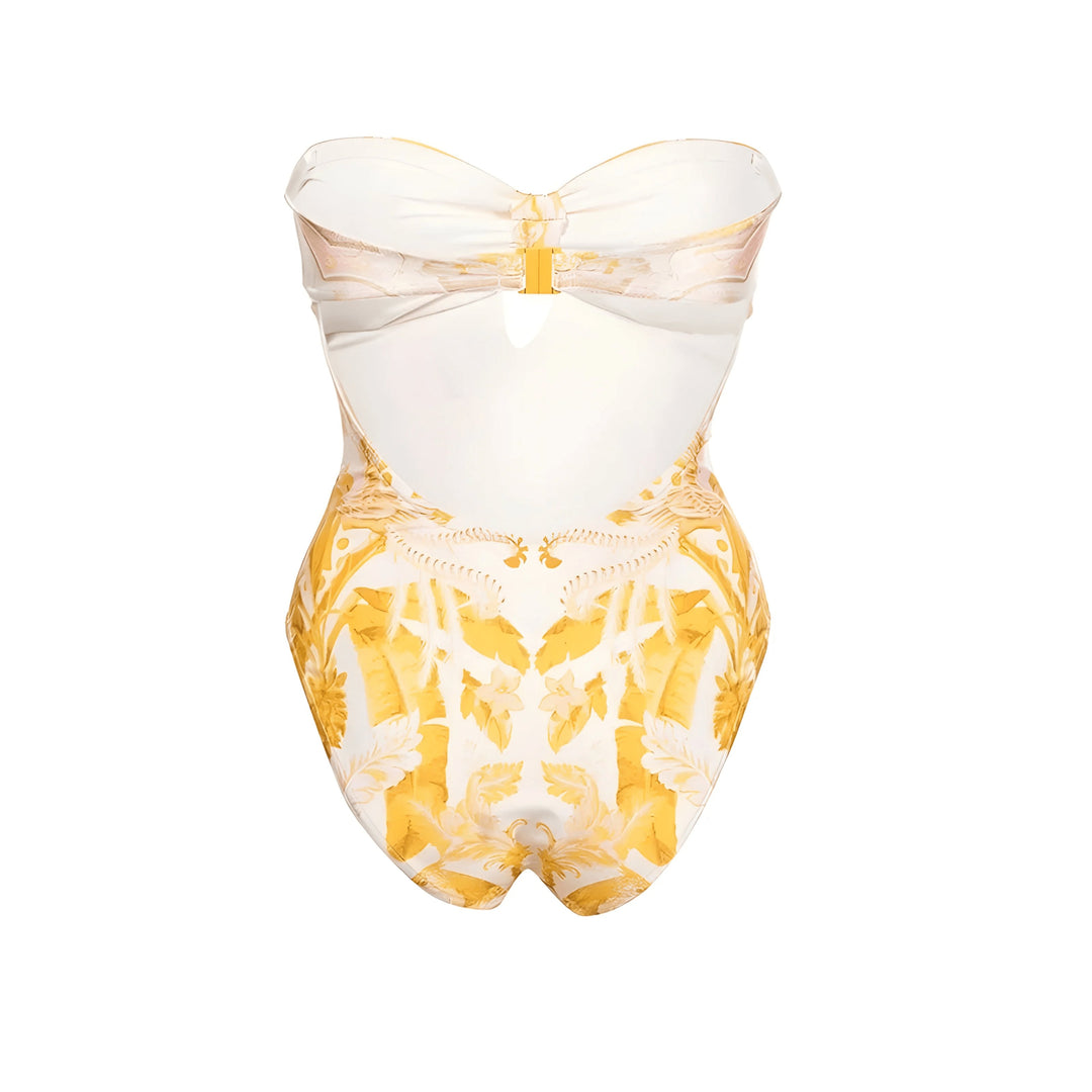 Delphine One-Piece Swimsuit and Sarong Set VERITI 