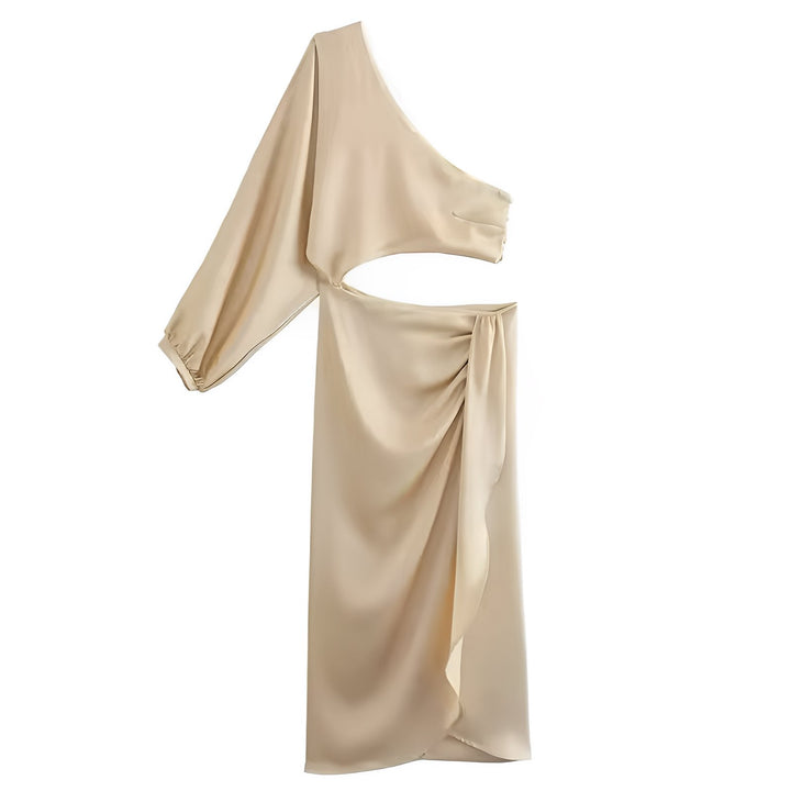 Elise Midi Dress VERITI Khaki S 