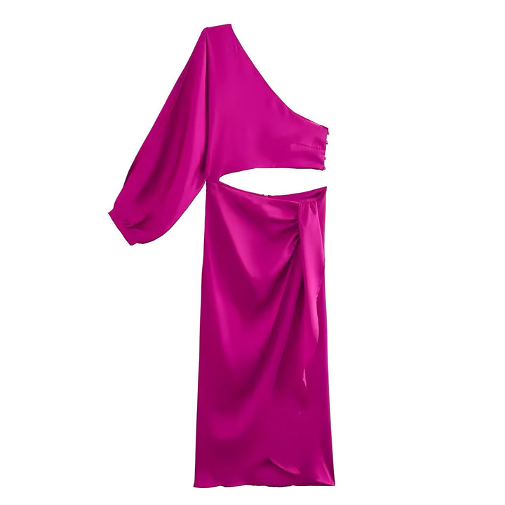Elise Midi Dress VERITI Pink S 