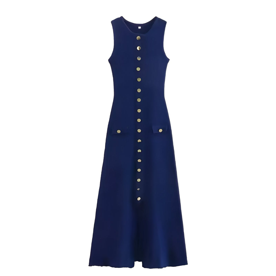 Faustine Maxi Dress VERITI Blue S 