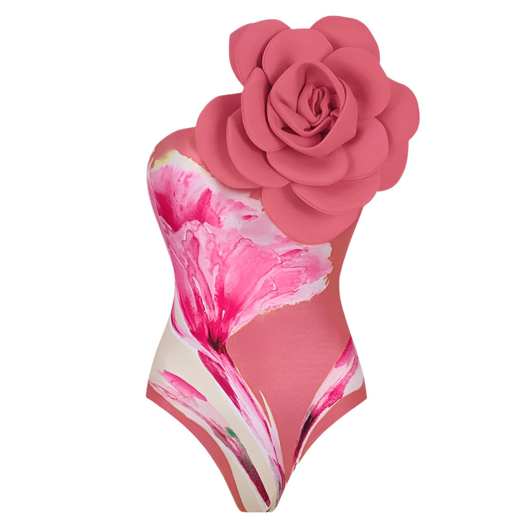 Floriana One-Piece Swimsuit VERITI Pink S 