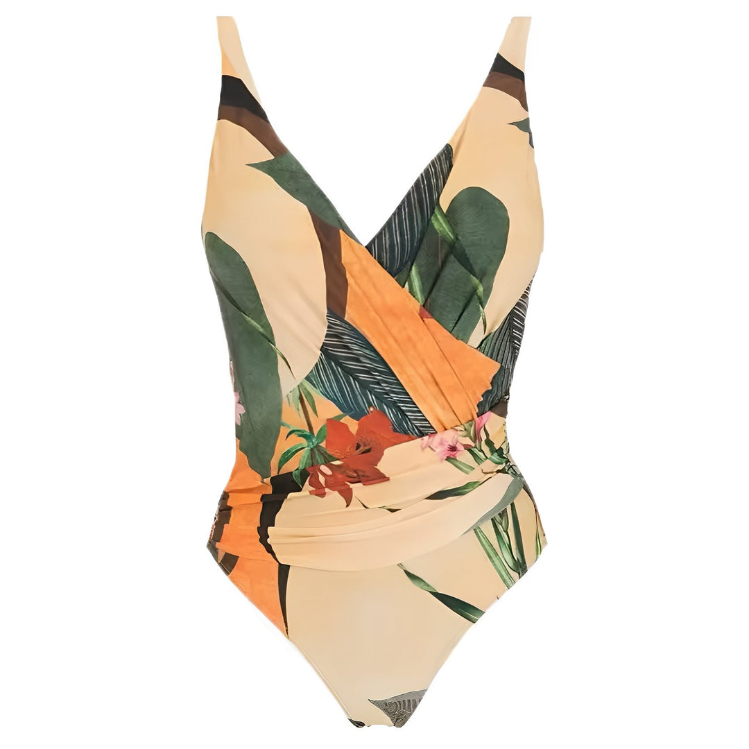 Laurine One-Piece Swimsuit and Sarong Set VERITI 