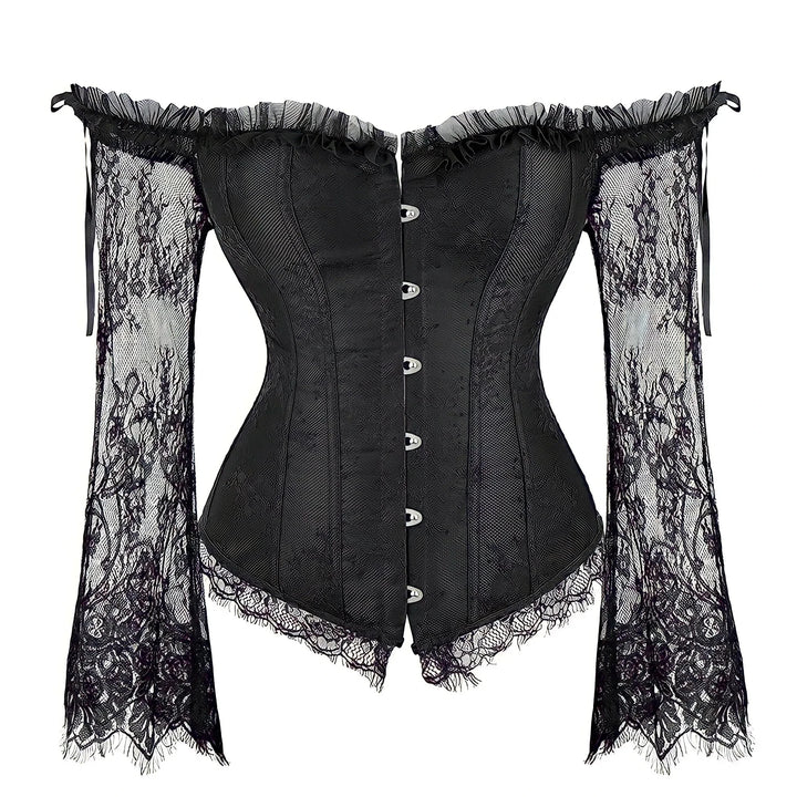 Margaux Off-Shoulder Corset Top VERITI Black S 