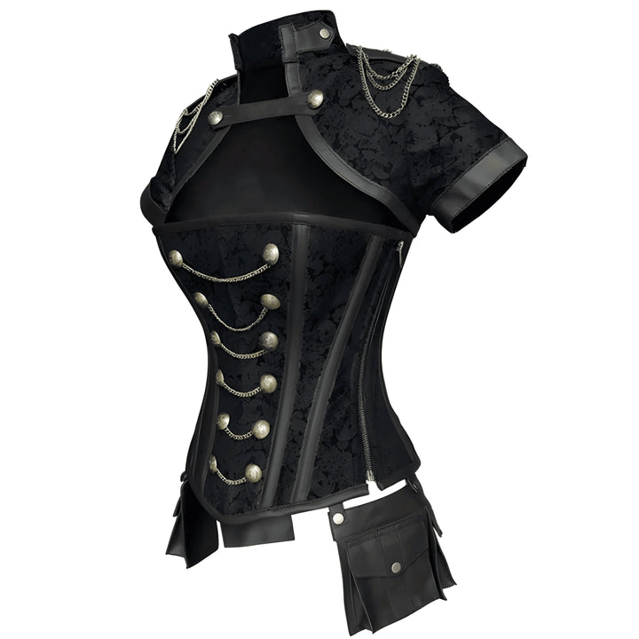Nikita High-Collar Corset Top VERITI 
