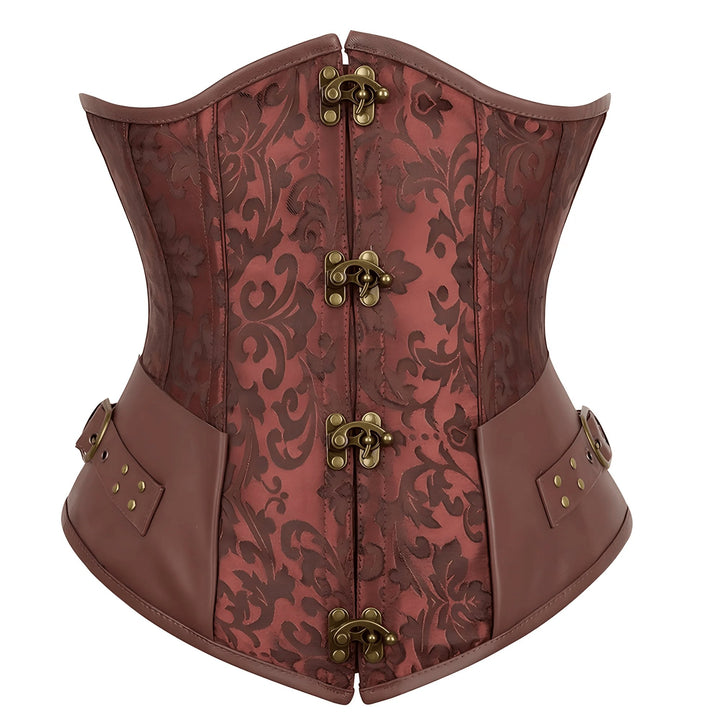Noemie Jacquard Corset VERITI Brown S 