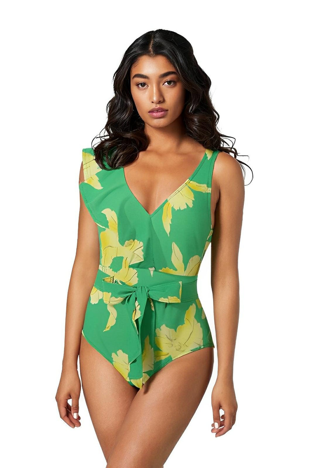Odette One-Piece Swimsuit and Sarong Set VERITI 