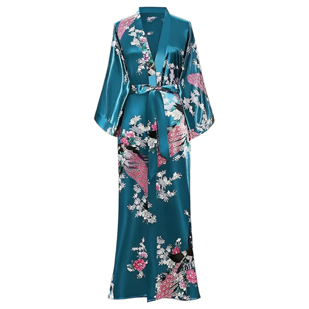 Syra Kimono Robe - Aqua VERITI 