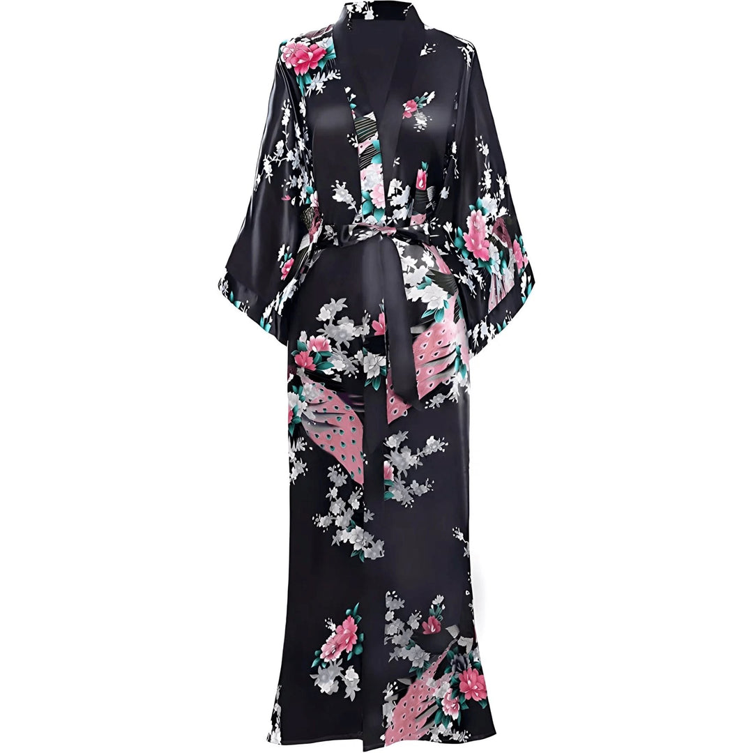 Syra Kimono Robe - Black VERITI 