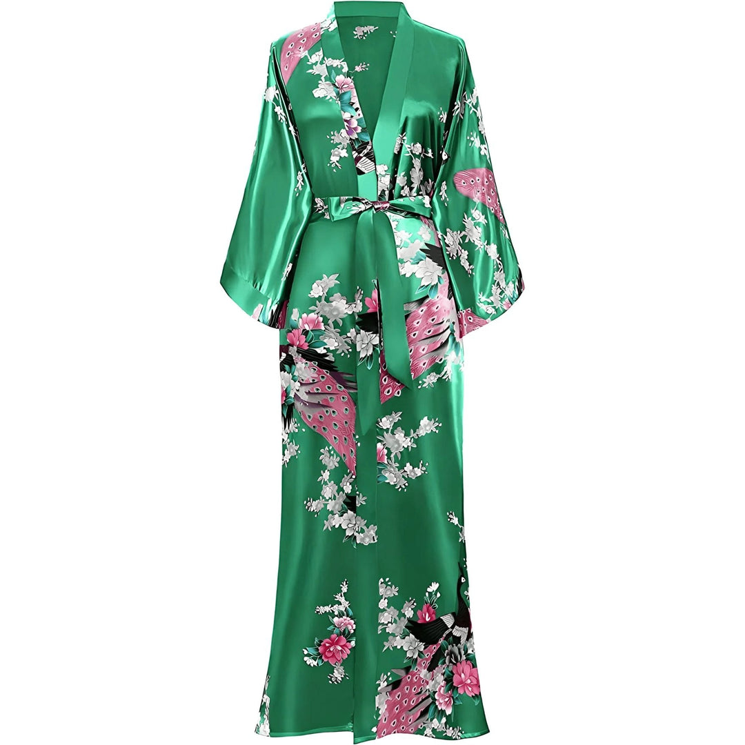 Syra Kimono Robe - Emerald VERITI 