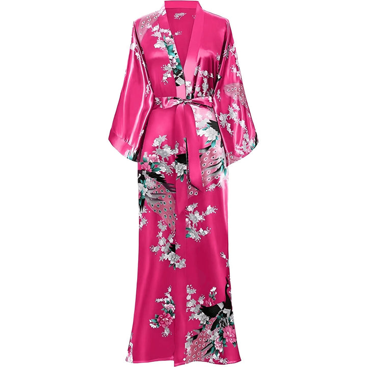 Syra Kimono Robe - Fuchsia VERITI 