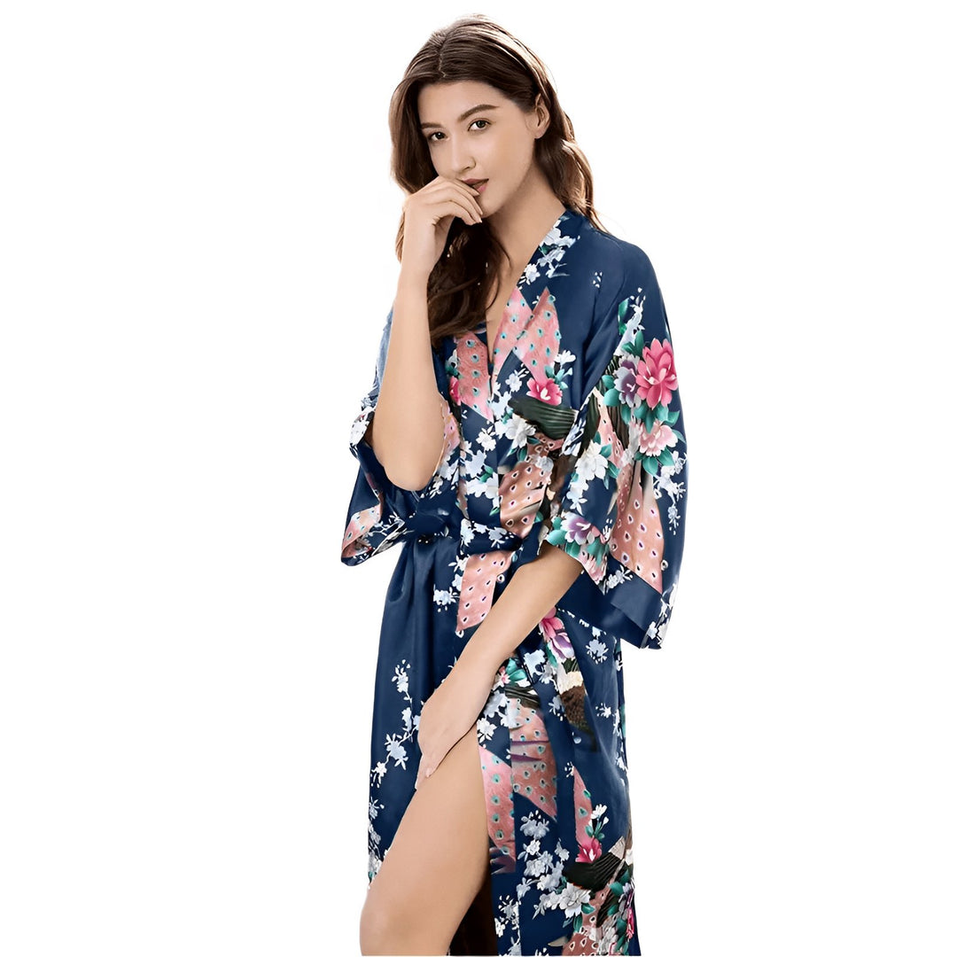Syra Kimono Robe - Plum VERITI 