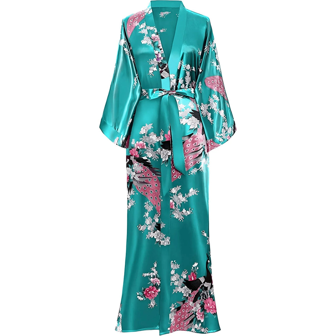Syra Kimono Robe - Teal VERITI 