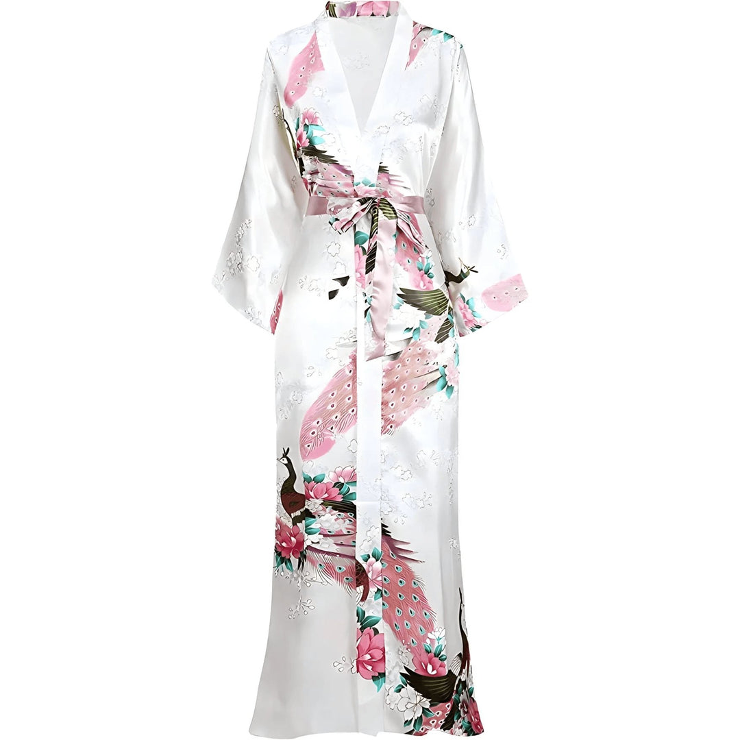 Syra Kimono Robe - White VERITI 