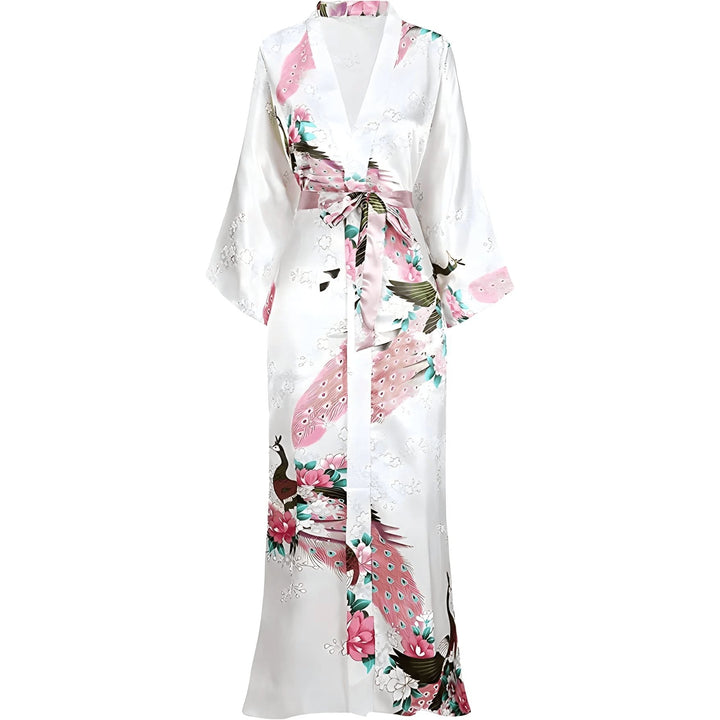 Syra Kimono Robe - White VERITI 