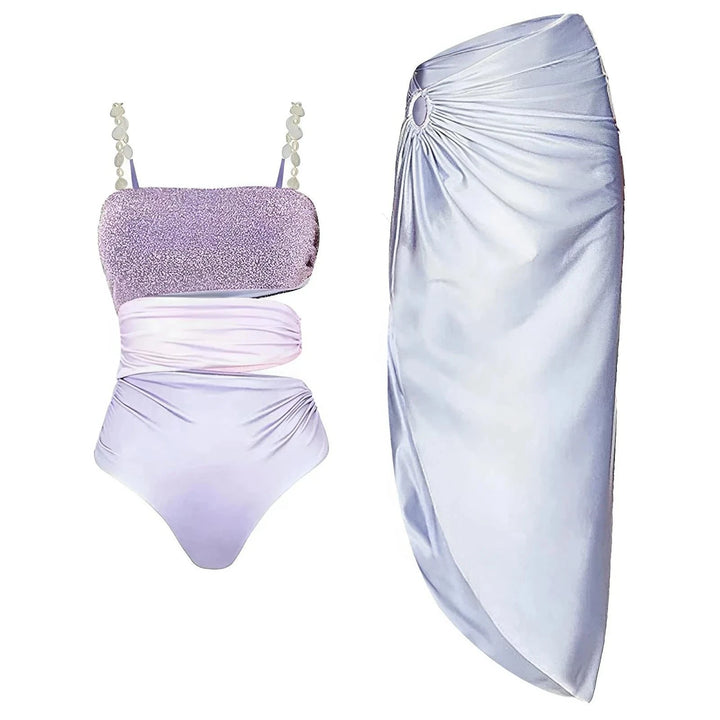 Viktoria One-Piece Swimsuit and Sarong Set VERITI S 